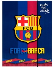 Φάκελος με λάστιχο Derform - FC Barcelona, ​​A4, Ποικιλία