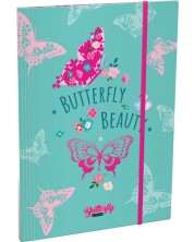 Φάκελος με λάστιχο  Lizzy Card Cute Butterfly - A4 -1