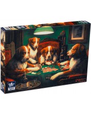 Παζλ Black Sea 500 κομμάτια - Παιχνίδι πόκερ,K. M. Coolidge -1