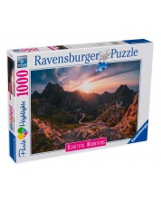 Παζλ Ravensburger 1000 κομμάτια - Όμορφα βουνά -1
