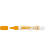 Μαρκαδόρος διαρκείας Ico Deco - Στρογγυλή μύτη,πορτοκάλι -1