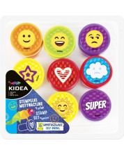 Σφραγίδες  Kidea - Emoticons, 9 τεμάχια