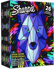 Μόνιμοι μαρκαδόροι Sharpie - Wolf, 26 τεμάχια