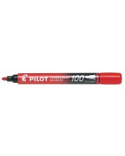 Ανεξίτηλος μαρκαδόρος Pilot 100 - Κόκκινος