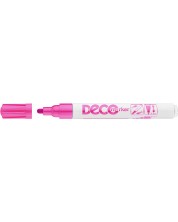 Μαρκαδόρος διαρκείας Ico Deco - Στρογγυλή μύτη,ροζ -1
