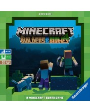 Επιτραπέζιο παιχνίδι Minecraft: Builders & Biomes - Οικογενειακό -1