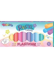 Πλαστελίνη Colorino Pastel - 12 χρώματα