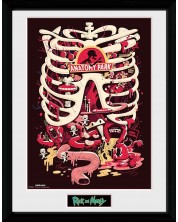 Αφίσα με κορνίζα  GB eye Animation: Rick & Morty - Anatomy Park -1