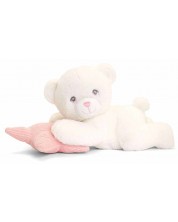 Λούτρινο παιχνίδι Keel Toys Keeleco - Ξαπλωμένη αρκούδα με μαξιλάρι, 20 cm, ροζ -1