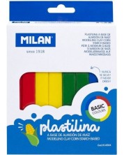 Πλαστελίνη Milan - 4 χρώματα -1