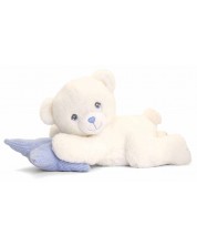 Λούτρινο παιχνίδι Keel Toys Keeleco - Ξαπλωμένη αρκούδα με μαξιλάρι, 20 cm, μπλε -1