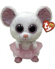 Λούτρινο παιχνίδι TY Toys-- Μπαλαρίνα ποντίκι Nina, 24 εκ -1