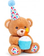 Λούτρινο παιχνίδι Keel Toys  -Happy Birthday, αρκούδα,15 cm	
