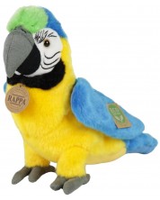 Λούτρινο παιχνίδι Rappa Eco Friends - παπαγάλος μπλε-κίτρινο Αρα, 24 εκ -1
