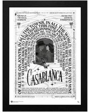 Αφίσα με κορνίζα GB eye Movies: Casablanca - Casablanca -1
