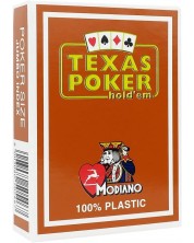 Πλαστικές κάρτες πόκερ Texas Poker - ώχρα