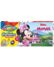 Πλαστελίνη Colorino Disney - Junior Minnie, 12 χρώματα -1