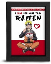 Αφίσα με κορνίζα The Good Gift Animation: Naruto - I love you more than ramen -1