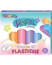 Πλαστελίνη Colorino Pastel - 6 χρώματα
