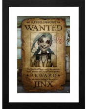 Αφίσα με κορνίζα GB eye Games: League of Legends - Jinx Wanted Poster -1