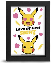 Αφίσα με κορνίζα The Good Gift Games: Pokemon - Love at First Sight