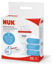 Σακούλες μητρικού γάλακτος  Nuk, 25 τεμάχια -1