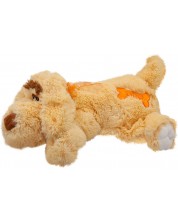 Λούτρινο παιχνίδι Amek Toys - Σκύλος ξαπλωμένος,καφέ, 45 εκ