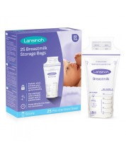Σακούλες αποθήκευσης μητρικού γάλακτος Lansinoh, 25 τεμάχια -1