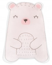 Λούτρινο μαξιλάρι - παιχνίδι KikkaBoo - Bear with me, ροζ -1