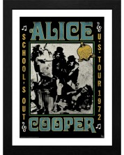 Αφίσα με κορνίζα  GB eye Music: Alice Cooper - School's out Tour -1