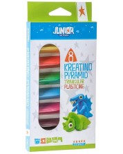 Πλαστελίνη Junior - 8 χρώματα , 200 g