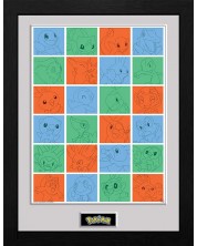 Αφίσα με κορνίζα GB eye Games: Pokemon - Starters -1