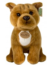 Λούτρινο παιχνίδι Rappa Eco friends - σκύλος μπουλ τεριέ Starfordshire, καφέ, 30 cm -1