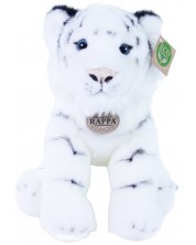 Λούτρινο παιχνίδι Rappa Eco Friends - Λευκή τίγρη, καθιστή, 30 εκ -1