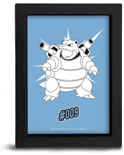 Αφίσα με κορνίζα  The Good Gift Games: Pokemon - Blastoise (POP Color) -1