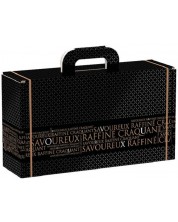 Κουτί δώρου Giftpack Savoureux - 33 x 18.5 x 9.5 cm,μαύρο και χρυσό