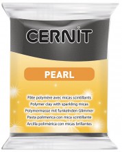 Πολυμερικός Πηλός Cernit Pearl - μαύρο, 56 g