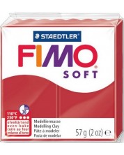 Πολυμερικός Πηλός Staedtler Fimo Soft - 57 g, κόκκινο