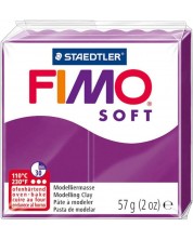 Πηλός πολυμερής Staedtler Fimo Soft - 57 g, μωβ