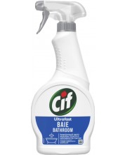 Σπρέι καθαρισμού μπάνιου Cif - Ultrafast, 500 ml -1
