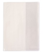 Κάλυμμα πλαστικό για τετράδιο - A4, με ρύθμιση, διάφανο, 27 x 48,5 cm -1