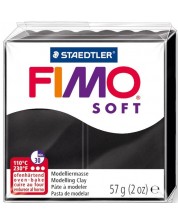 Πηλός πολυμερής Staedtler Fimo Soft - 57 g, μαύρος