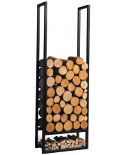 Βάση αποθήκευσης ξύλων Cook King - Atos, 120 x 40 x 20 cm, μαύρο -1