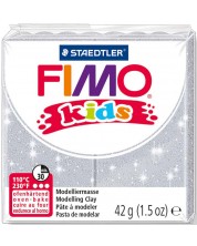 Πηλός πολυμερής - Staedtler Fimo Kids γυαλιστερό γκρι  χρώμα