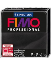 Πολυμερικός Πηλός Staedtler Fimo Professional - Μαύρο, 85 γρ.