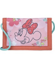 Παιδικό πορτοφόλι Undercover Minnie Mouse -με μπλε κορδόνι 