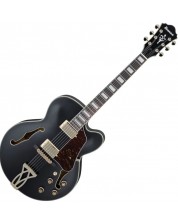 Ημιακουστική κιθάρα Ibanez - AF75G, Black Flat -1