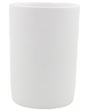 Βάση οδοντόβουρτσας Inter Ceramic - Daisy, 7 x 10 cm, λευκή