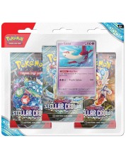 Pokemon TCG: Scarlet & Violet 7 Stellar Crown 3 Pack Blister - Latias