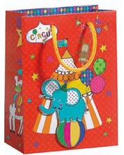Σακούλα δώρου Zoewie - Circus, 17 x 9 x 22.5 cm